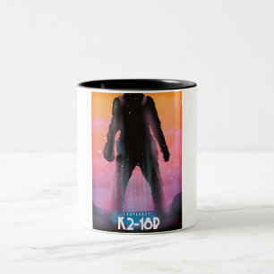 K2-18b exoplanet space art Two-Tone coffee mug