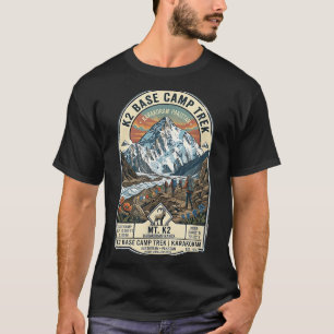 K2 Base-Camp-Trek Pakistan Karakoram-Mountain T-Shirt