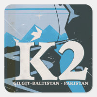 K2 Mountain Climb travel poster