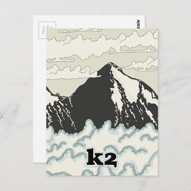 K2 Mountain Travel poster Postcard (Front/Back)