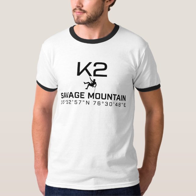 K2 savage mountain T-Shirt (Front)