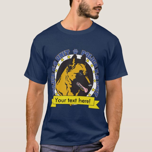 K9 Belgian Malinois T-Shirt (Front)