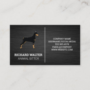 K9 Dog   Animal Sitter Business Card