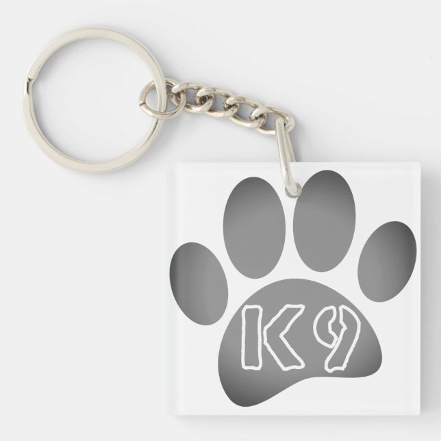 K9 Dog Lovers Key Ring (Front)