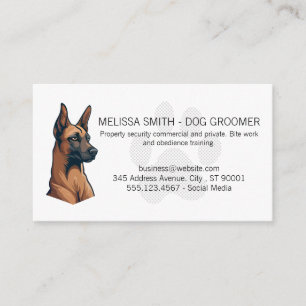 K9 Dog Paw Business Card
