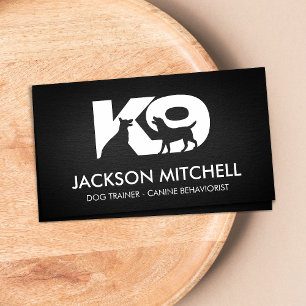 K9 Dog Trainer - Canine Behaviorist Business Card
