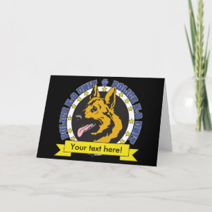 K9 German Shepherd Card