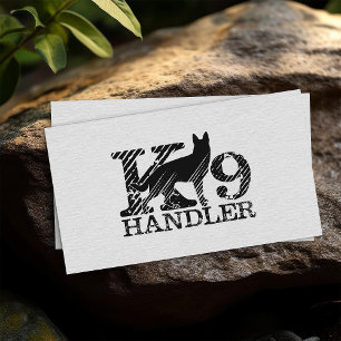 K9 Handler - K9 Officer- K9 Unit Business Card
