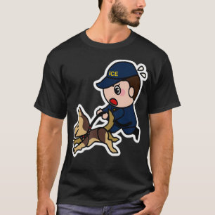 K9 I Love Police Dog Kids T-Shirt