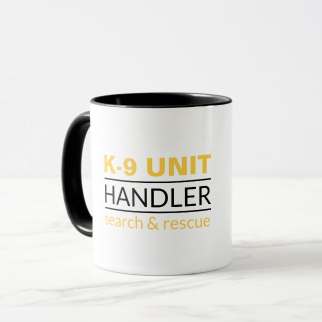 K9 Officer Mug (Front Left)