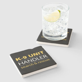 K9 Officer Stone Coaster