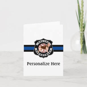 K9 Police and Law Enforcement Blank Inside Card