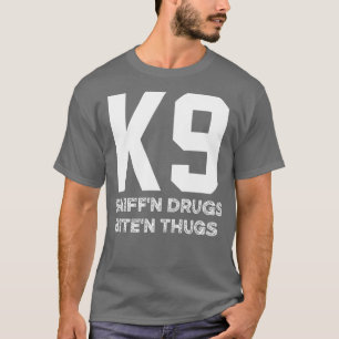 K9 Police Dog Handler Malinois German Sheperd K9 T-Shirt