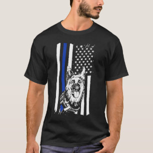 K9 Police Dog In Patriotic USA Style K9 Police Off T-Shirt