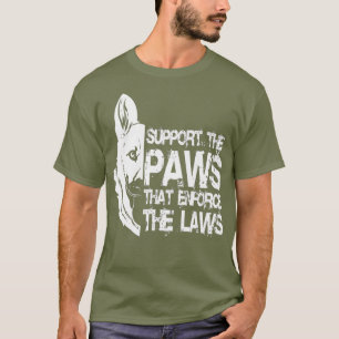 K9 Police Dog Officer German Shepherd Premium T-Shirt