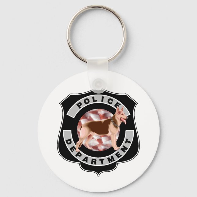 K9 Police Key Ring (Front)