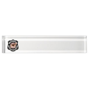 K9 Police Officers Nameplate