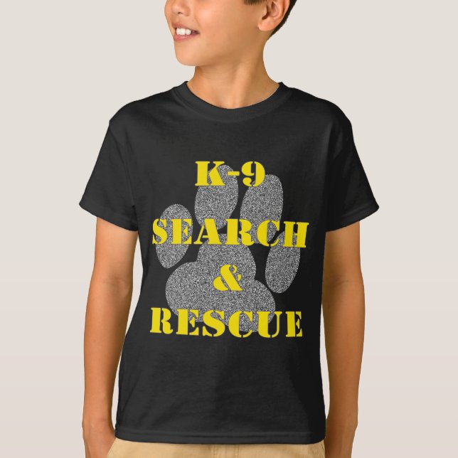 K9 Search and Rescue T-Shirt (Front)