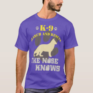 K9 Search Rescue Team German Shepherd Dog GSD T-Shirt