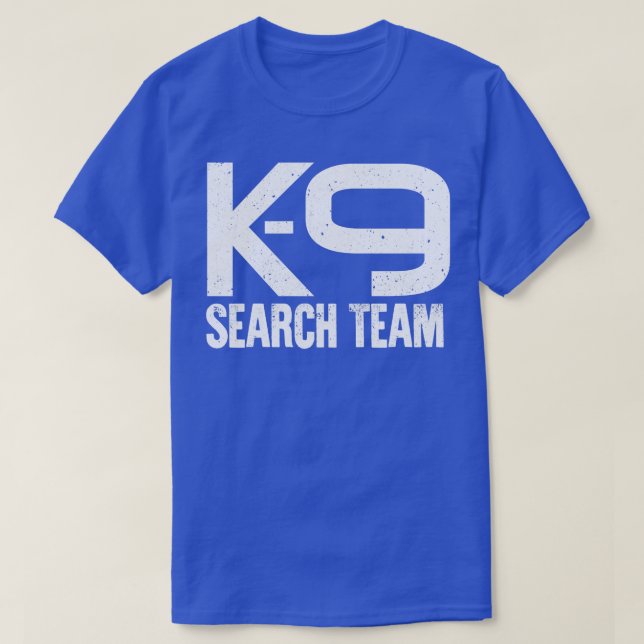 K9 Search Team  T-Shirt (Design Front)