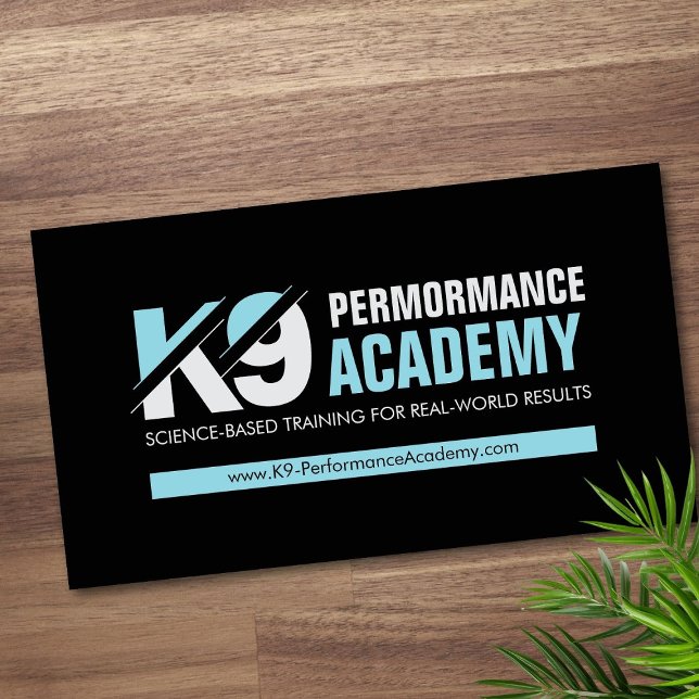 K9 Training - Dog Trainer - Canine Behaviourist  Business Card (Creator Uploaded)