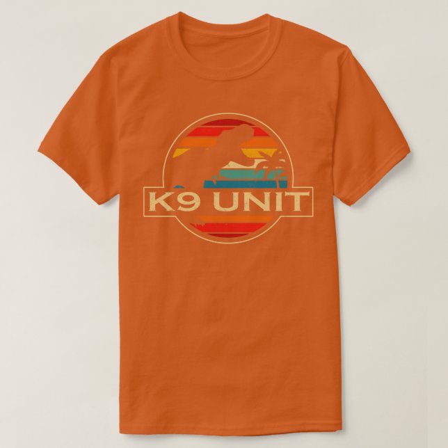 K9 Unit Dinosaur T-Shirt (Design Front)
