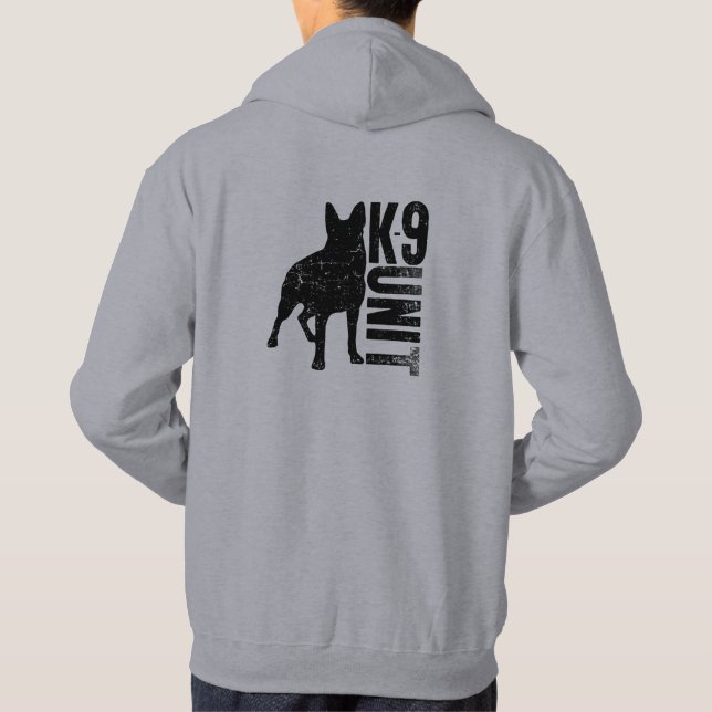 K9 Unit - German Shepherd Hoodie (Back)