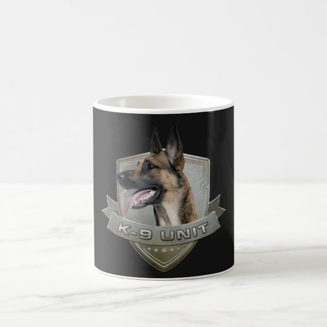 K9 Unit  - Malinois - Belgian shepherd Coffee Mug (Center)
