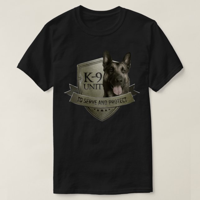 K9 Unit Malinois Belgian shepherd Mechelaar 3 T-Shirt (Design Front)