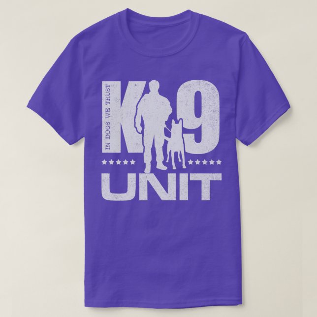 K9 Unit Police Dog Unit Malinois (5) T-Shirt (Design Front)