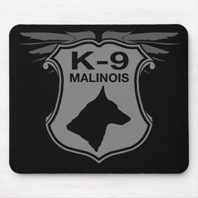 K-9 Malinois Mousepad (Front)