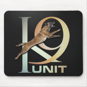 K-9 Unit -Police Dog Unit- Malinois Mouse Mat