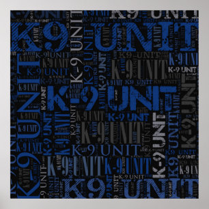 K-9 Unit  -Police Dog Unit Poster