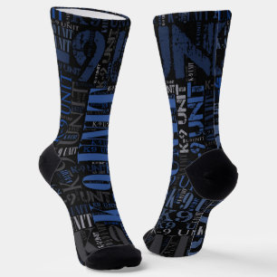 K-9 Unit  -Police Dog Unit  Socks