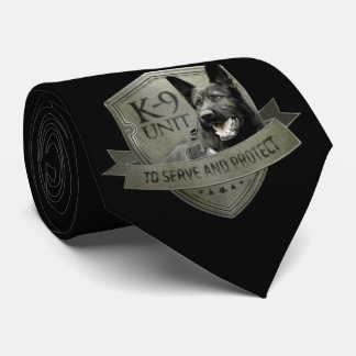 K-9 Unit  -Police  Unit- German Shepherd Tie