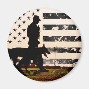 K-9 Working Dog Handler Magnet