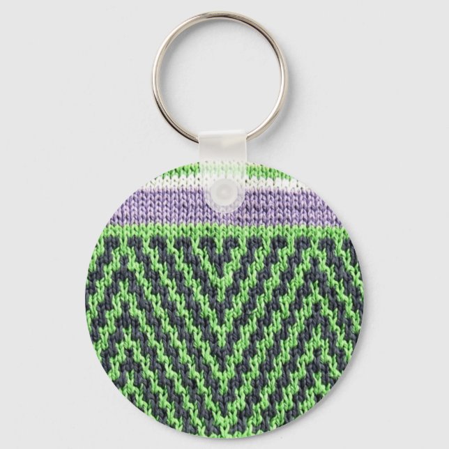 k Artisanware Knit Key Ring (Front)