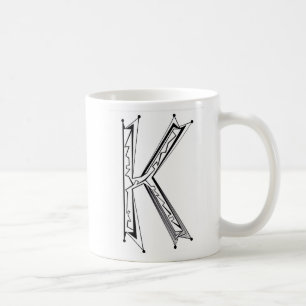 "K" COFFEE MUG