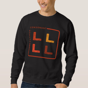 K culture Korean alphabet Hangul Consonant   5 Sweatshirt