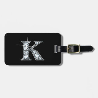 K "Diamond Bling" Luggage Tag
