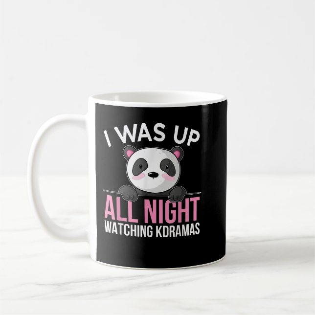 K-Drama Kdrama Korean TV Show Fans Cute Panda  Coffee Mug (Left)