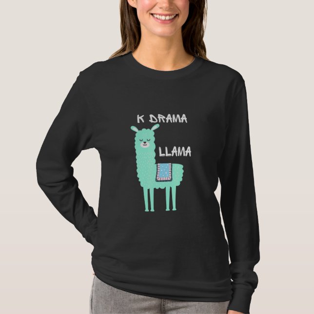 K Drama Llama T-Shirt (Front)