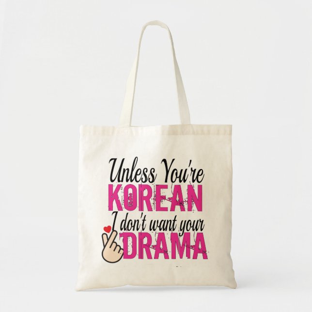 K-Drama Tote Bag (Front)