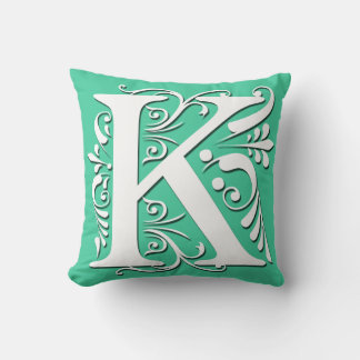 K Initial letter Monogram - Cushion