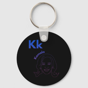K Is For Kamala President Kamala Harris Wheimer 20 Key Ring