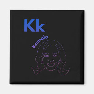 K Is For Kamala President Kamala Harris Wheimer 20 Magnet