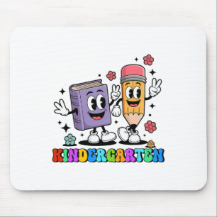 K Is For Kindergarten Teacher Pencil Book Back To Mouse Mat