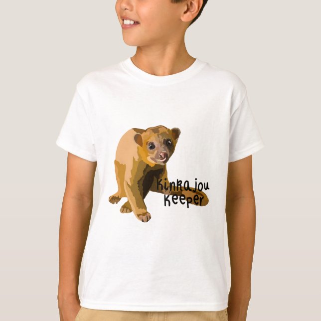 K is for Kinkajou Keeper  T-Shirt (Front)