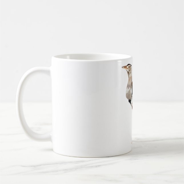 K is for Kori Bustard  Coffee Mug (Left)