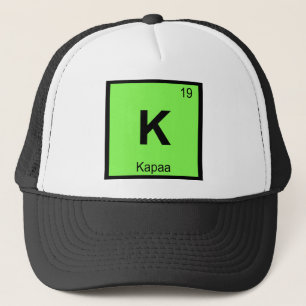 K - Kapaa Kauai Hawaii Chemistry Periodic Table Trucker Hat